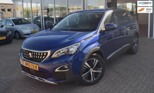 Blauw, metallic lak Gebruikt 2018 Peugeot 3008 Allure SUV | € 14.275 (Goede deal) - Afbeelding 1/4