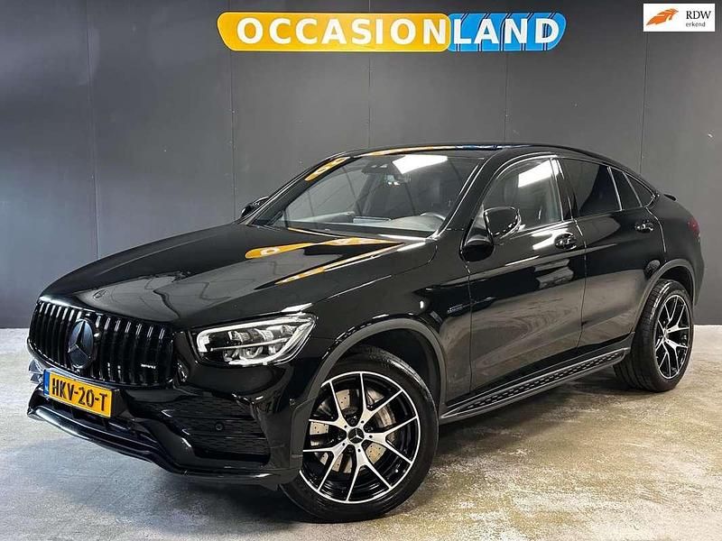Zwart Gebruikt 2021 Mercedes GLC300e Coupé | € 41.950 (Goede deal) - Afbeelding 1/4