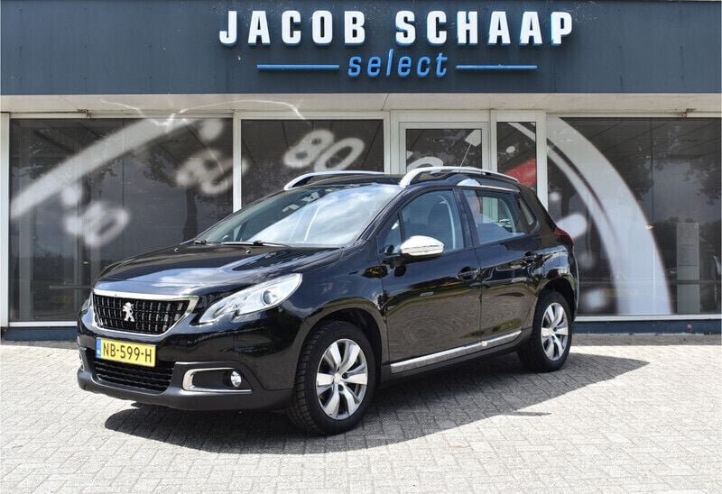 Zwart Gebruikt 2017 Peugeot 2008 Active SUV | € 10.900 (Eerlijke prijs) - Afbeelding 1/4