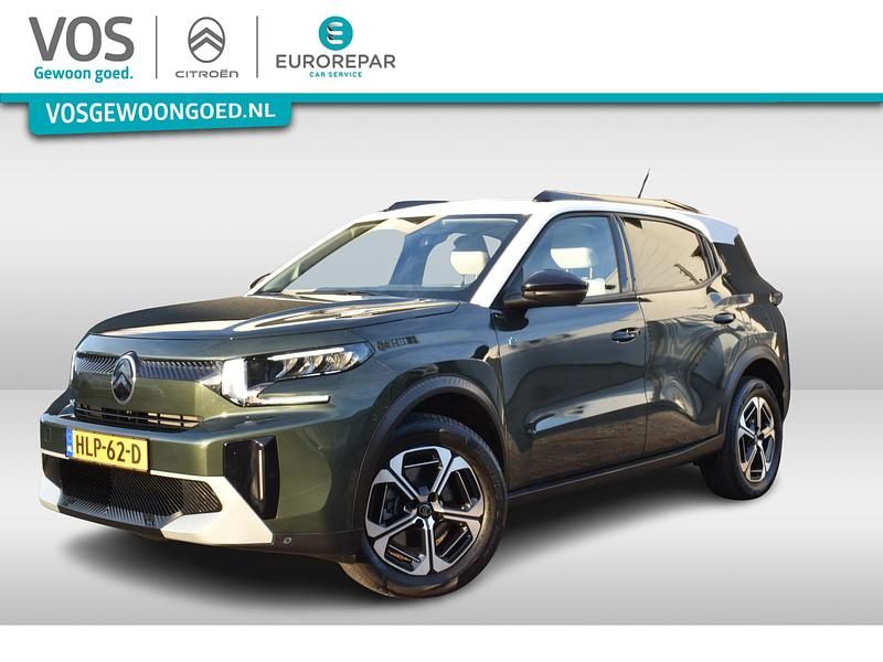 Groen (metallic) Occasion 2025 Citroën e-C3 Aircross SUV | € 26.890 (Iets duurder) - Afbeelding 1/4