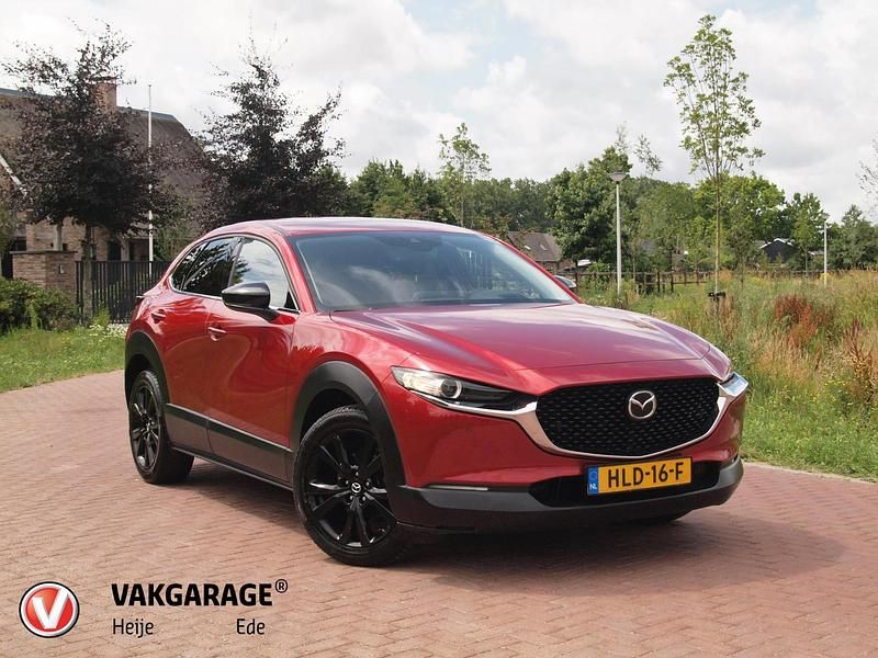 Rood Gebruikt 2022 Mazda CX-30 Sportive SUV | € 25.490 (Goede deal) - Afbeelding 1/4