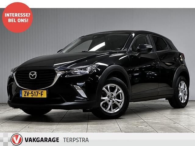 Zwart (metallic) Occasion 2015 Mazda CX-3 Go SUV | € 10.995 (Eerlijke prijs) - Afbeelding 1/4