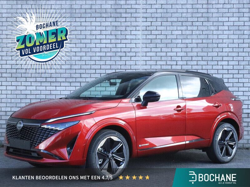 Twotone fuji sunset red / black Nieuw 2024 Nissan Qashqai SUV | € 39.500 (Eerlijke prijs) - Afbeelding 1/4