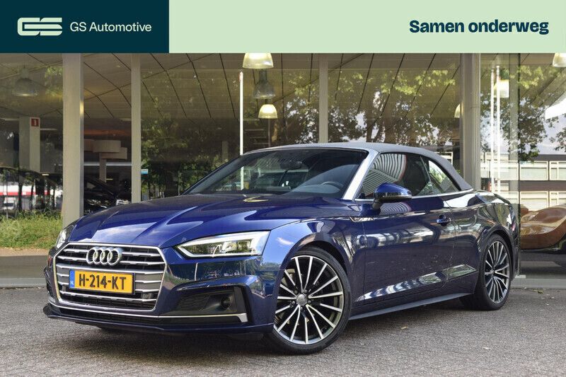 Blauw Gebruikt 2019 Audi A5 Cabriolet S-Line Cabriolet | € 38.990 (Duur) - Afbeelding 1/4