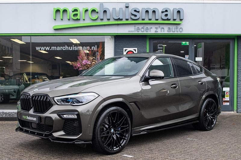 Groen Gebruikt 2020 BMW X6 Executive SUV | € 85.345 - Afbeelding 1/4