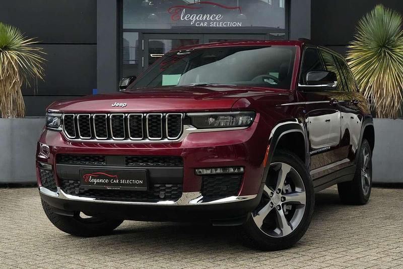 Rood Nieuw 2025 Jeep Grand Cherokee Summit SUV | € 69.950 (Super prijs) - Afbeelding 1/4