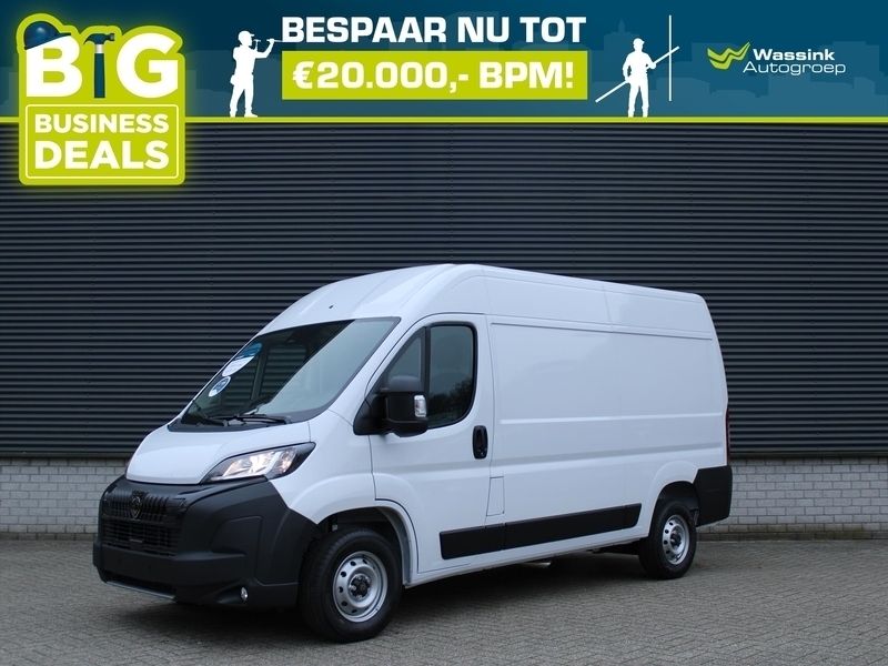 Wit Nieuw 2024 Peugeot Boxer Van | € 33.099 - Afbeelding 1/4