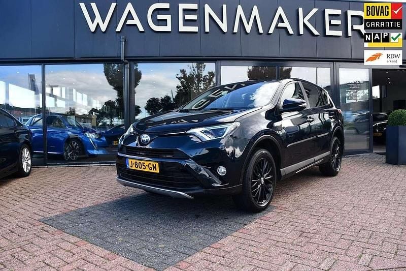 Zwart (metallic) Gebruikt 2018 Toyota RAV4 Hybrid SUV | € 20.950 (Super prijs) - Afbeelding 1/4