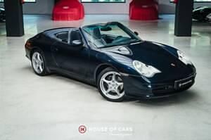 Occasion Porsche 911 Carrera Cabriolet 320 PK (235 kW) 2004 Blauwmidnight blue metallic ( l39c ) Cabriolet