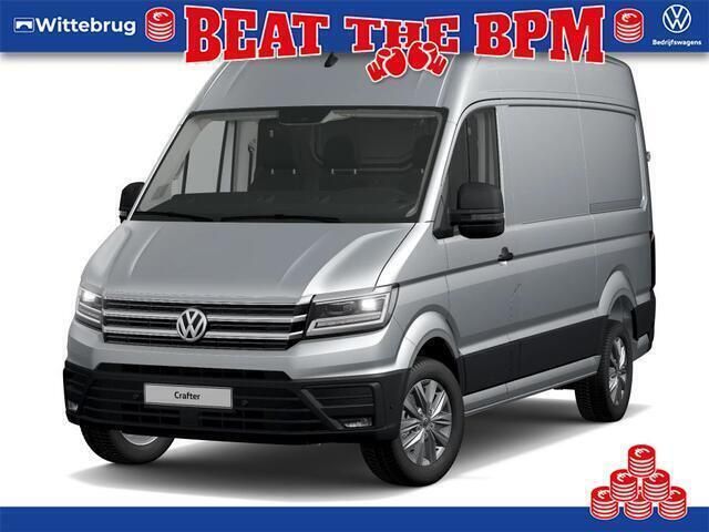 Zwart Nieuw 2024 VW Crafter Exclusive Van | € 54.495 - Afbeelding 1/4