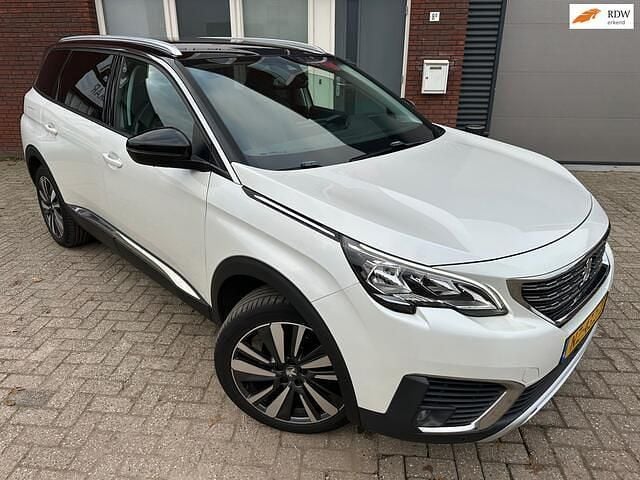 Wit Gebruikt 2017 Peugeot 5008 Allure SUV | € 13.999 (Goede deal) - Afbeelding 1/4