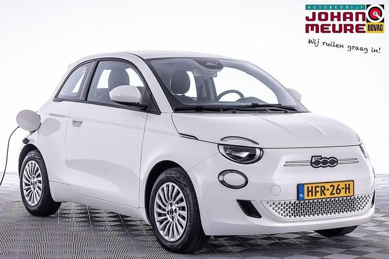 Wit Gebruikt 2022 Fiat 500e Hatchback | € 12.390 (Super prijs) - Afbeelding 1/4