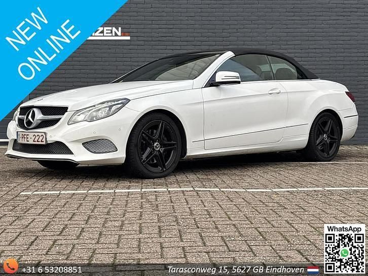 Wit Gebruikt 2014 Mercedes E220 Prestige Cabriolet | € 12.450 (Super prijs) - Afbeelding 1/4