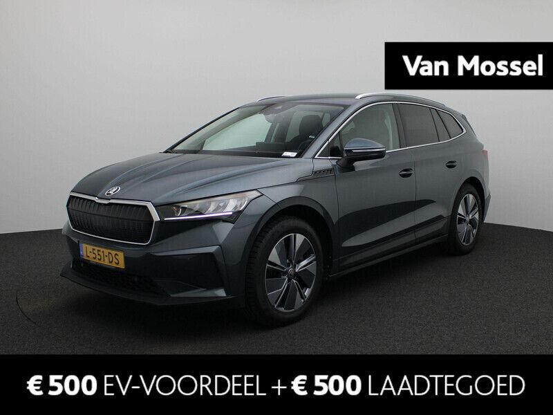 Grijs Gebruikt 2021 Skoda Enyaq iV SUV | € 30.900 (Eerlijke prijs) - Afbeelding 1/4