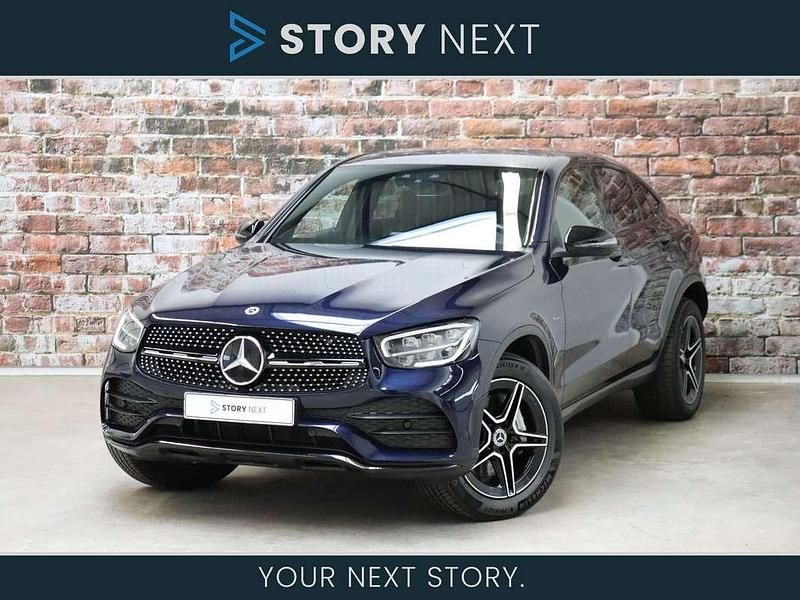 Blauw Gebruikt 2021 Mercedes GLC300e AMG line Coupé | € 48.950 (Goede deal) - Afbeelding 1/4