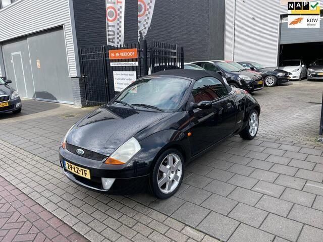 Zwart, metallic lak Gebruikt 2003 Ford StreetKa Cabriolet | € 1.999 (Goede deal) - Afbeelding 1/4