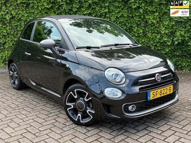 Zwart Gebruikt 2018 Fiat 500C Sport Cabriolet | € 12.495 (Eerlijke prijs) - Afbeelding 1/4