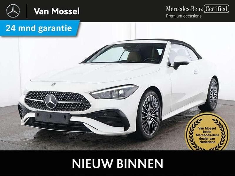 Wit Occasion 2024 Mercedes CLE200 AMG line Cabriolet | € 64.945 (Goede deal) - Afbeelding 1/3