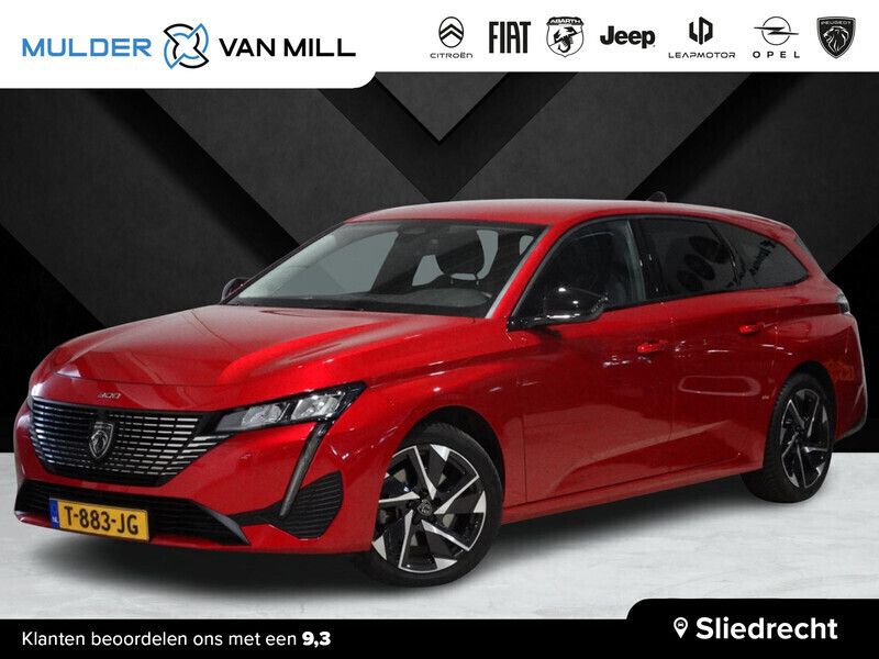 Rood Gebruikt 2021 Peugeot 308 Allure Stationwagen | € 25.420 (Duur) - Afbeelding 1/4