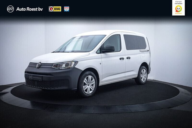 Wit Gebruikt 2021 VW Caddy Comfortline MPV | € 20.950 (Super prijs) - Afbeelding 1/4