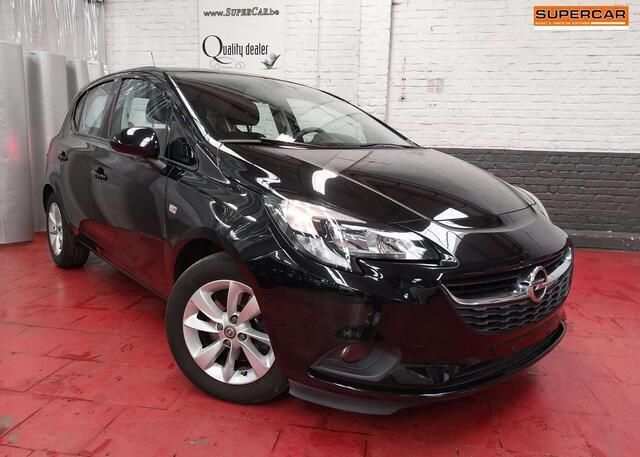 Zwart Gebruikt 2019 Opel Corsa Enjoy Sedan | € 8.990 (Super prijs) - Afbeelding 1/4