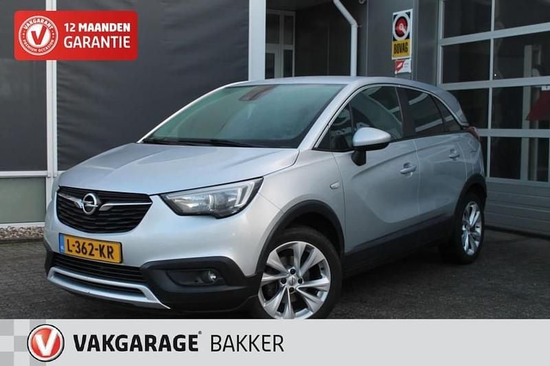 Grijs (metallic) Occasion 2019 Opel Crossland X Innovation SUV | € 9.999 (Goede deal) - Afbeelding 1/4