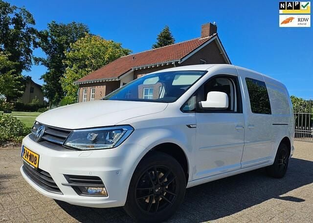 Wit Occasion 2018 VW Caddy Maxi MPV | € 19.495 (Super prijs) - Afbeelding 1/4