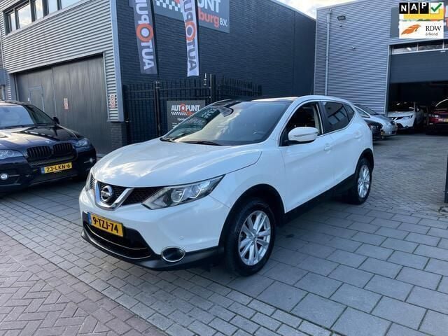 Wit, metallic lak Gebruikt 2014 Nissan Qashqai SUV | € 9.999 (Iets duurder) - Afbeelding 1/4