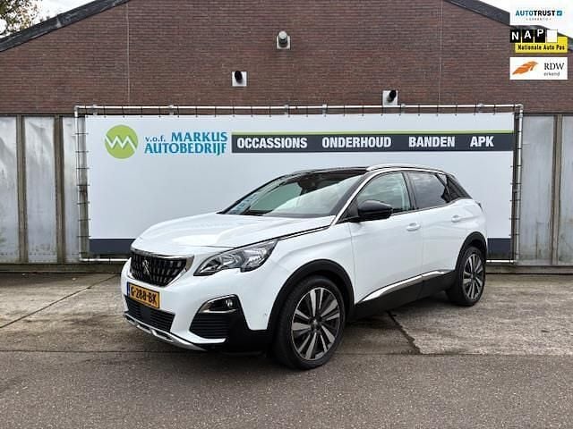 Wit Gebruikt 2019 Peugeot 3008 Premium SUV | € 12.950 (Eerlijke prijs) - Afbeelding 1/4