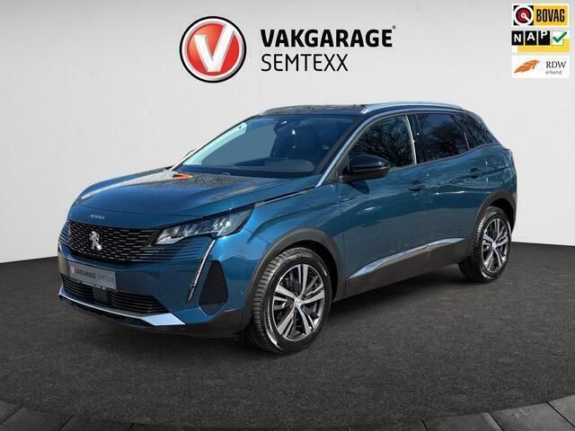 Blauw Gebruikt 2021 Peugeot 3008 Allure SUV | € 22.950 (Eerlijke prijs) - Afbeelding 1/4