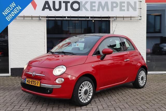 Rood Gebruikt 2008 Fiat 500 Lounge Hatchback | € 3.950 (Eerlijke prijs) - Afbeelding 1/4