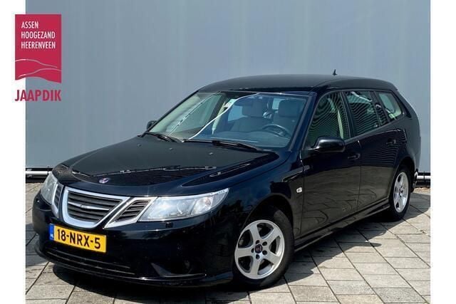 Zwart, metallic lak Gebruikt 2010 Saab 9-3 Linear Stationwagen | € 1.999 (Eerlijke prijs) - Afbeelding 1/4