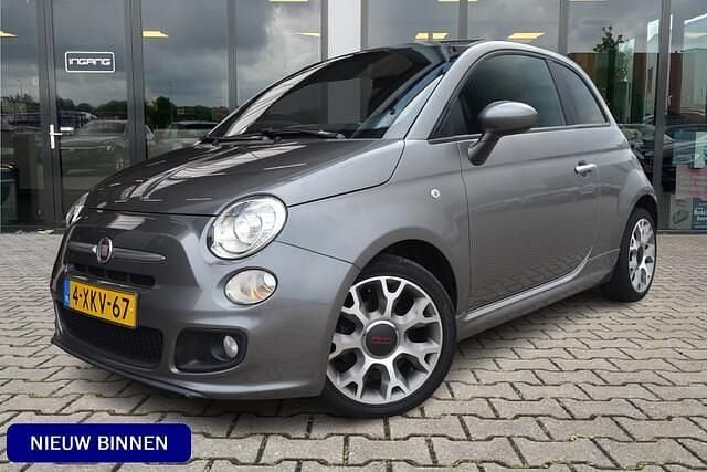 Grijs Gebruikt 2014 Fiat 500S Hatchback | € 6.450 (Eerlijke prijs) - Afbeelding 1/4