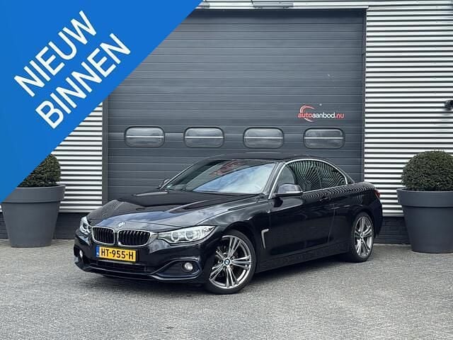Zwart Gebruikt 2016 BMW 420 Executive Cabriolet | € 15.990 (Eerlijke prijs) - Afbeelding 1/4