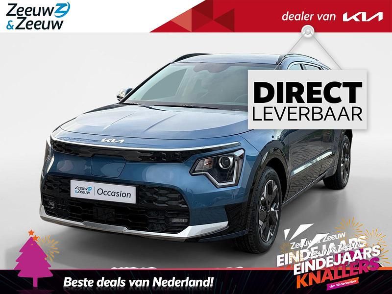 Blauw Nieuw 2025 Kia e-Niro Advance SUV | € 34.113 (Super prijs) - Afbeelding 1/4