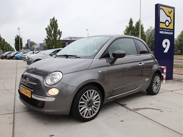 Grijs Gebruikt 2015 Fiat 500 Lounge Hatchback | € 7.949 (Eerlijke prijs) - Afbeelding 1/4