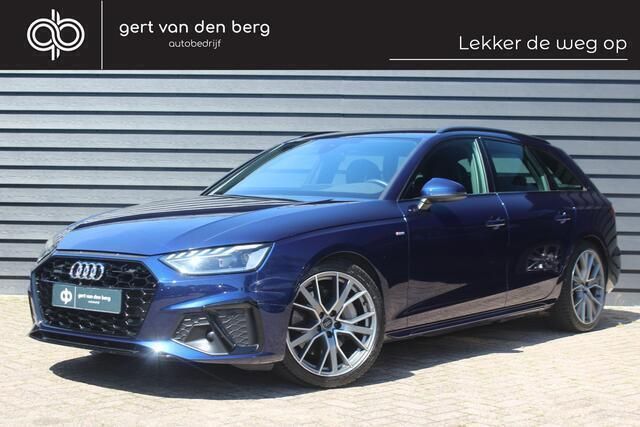 Blauw Gebruikt 2020 Audi A4 S-Line Stationwagen | € 38.900 (Eerlijke prijs) - Afbeelding 1/4