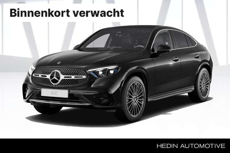Zwart Nieuw 2025 Mercedes GLC300e Sport Edition Coupé | € 90.675 (Eerlijke prijs) - Afbeelding 1/4