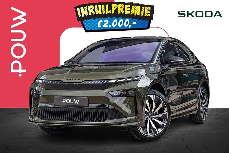 Grijs Nieuw 2025 Skoda Enyaq iV Business Line SUV | € 56.450 (Iets duurder) - Afbeelding 1/4