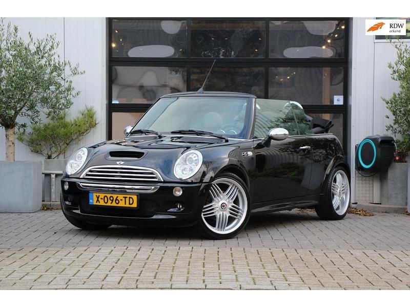 Zwart Gebruikt 2005 Mini Cooper S Cabriolet Chili Cabriolet | € 6.945 (Iets duurder) - Afbeelding 1/4