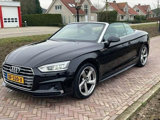Zwart Gebruikt 2018 Audi A5 Cabriolet Design Cabriolet | € 27.950 (Eerlijke prijs) - Afbeelding 1/4