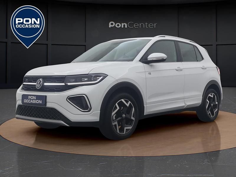 Wit Gebruikt 2025 VW T-Cross R-line SUV | € 35.850 - Afbeelding 1/3