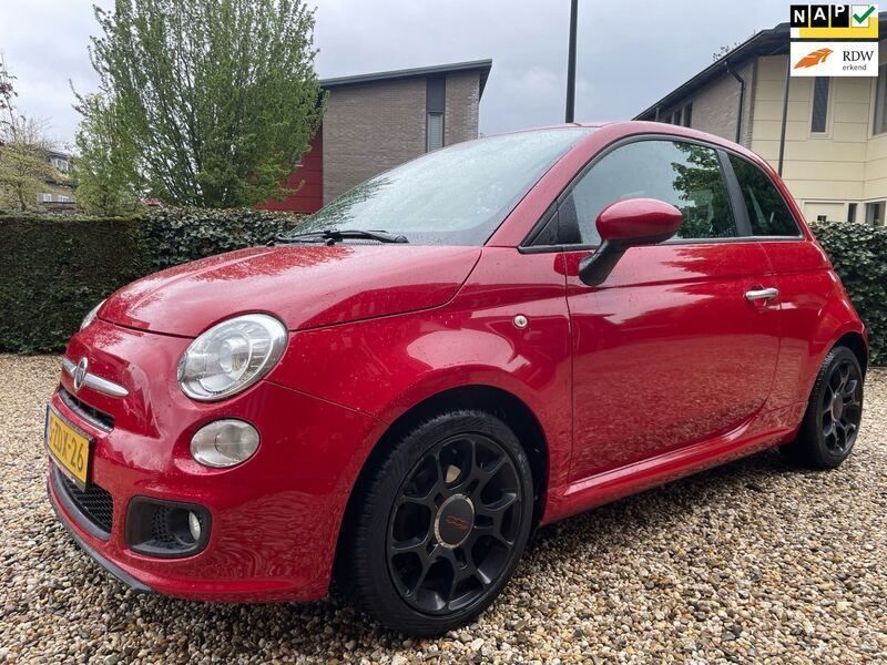 Rood Gebruikt 2014 Fiat 500S Hatchback | € 5.975 (Eerlijke prijs) - Afbeelding 1/4