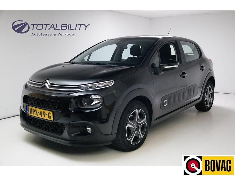 Zwart Gebruikt 2020 Citroën C3 Shine Hatchback | € 14.950 (Goede deal) - Afbeelding 1/4