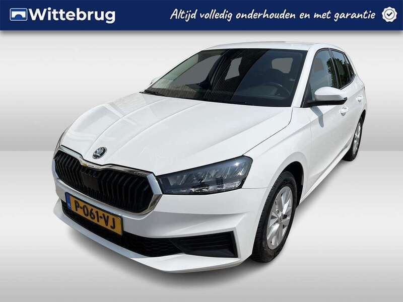 Wit Gebruikt 2022 Skoda Fabia Business Line Hatchback | € 16.450 (Eerlijke prijs) - Afbeelding 1/2
