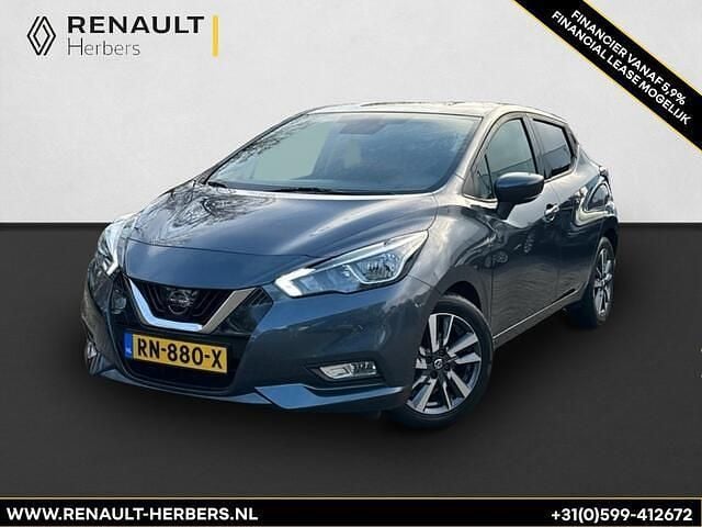 Grijs Gebruikt 2018 Nissan Micra Hatchback | € 9.450 (Goede deal) - Afbeelding 1/4