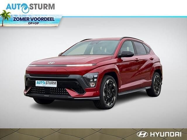 Rood Nieuw 2025 Hyundai Kona N Line SUV | € 40.948 (Eerlijke prijs) - Afbeelding 1/4