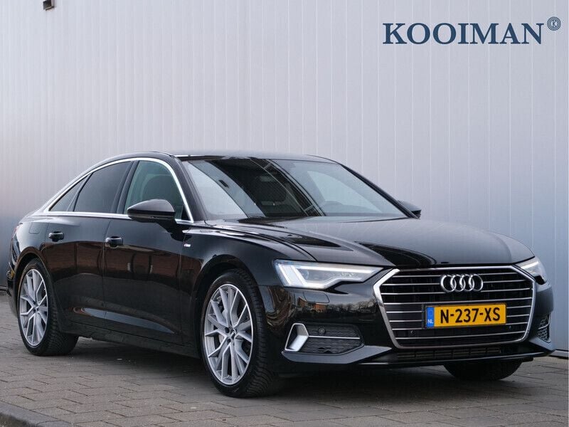 Zwart Gebruikt 2019 Audi A6 S-Line Sedan | € 43.950 (Super prijs) - Afbeelding 1/4