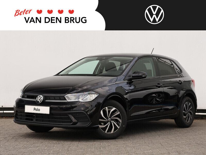 Zwart Nieuw 2025 VW Polo Edition Hatchback | € 27.650 (Super prijs) - Afbeelding 1/4