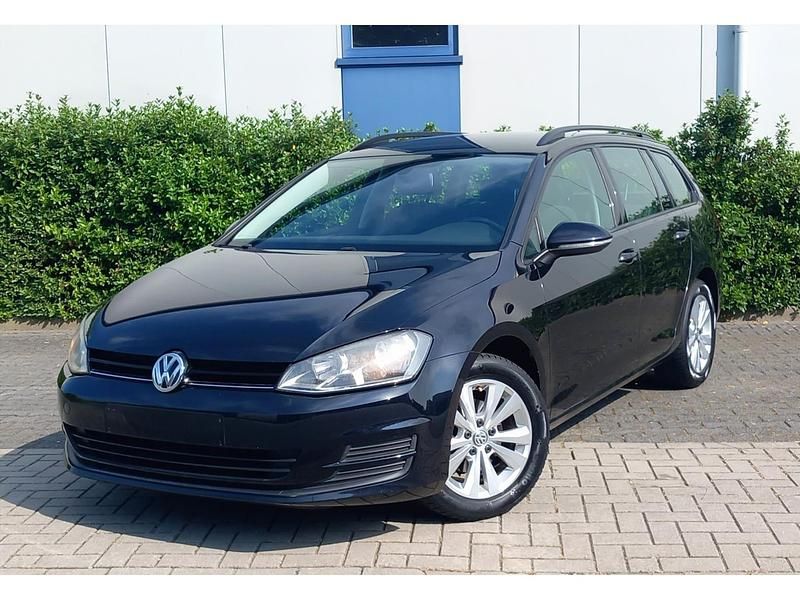 Zwart Gebruikt 2014 VW Golf VII Comfortline Stationwagen | € 8.250 (Eerlijke prijs) - Afbeelding 1/4